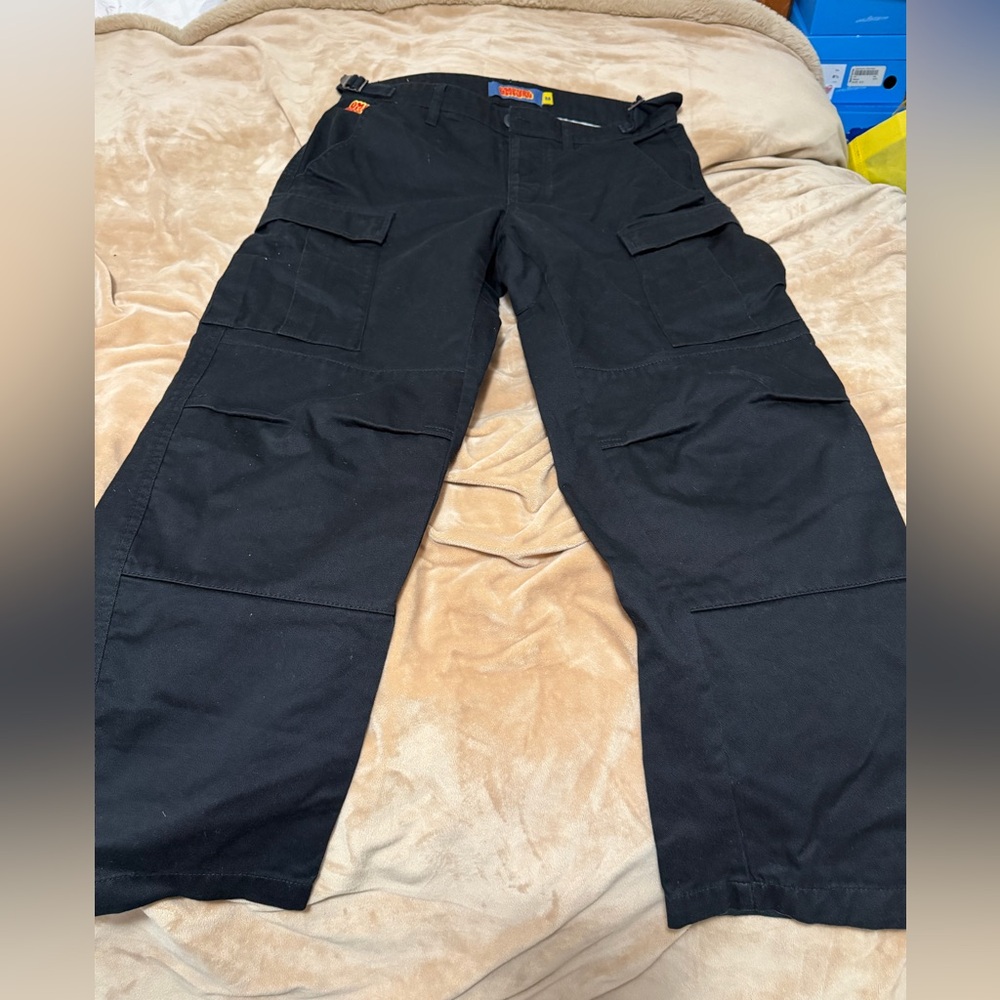 Empyre Loose Fit Khaki Cargo Skate Pants Size 28